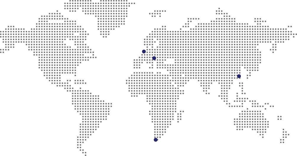 Manufacturing Facilites locations in form of Map 